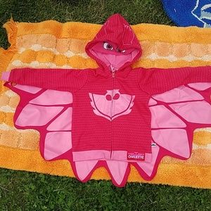 Owlette PJ Masks hoodie wings costume 4T